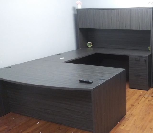 72"x108" U Shape Desk With 2 Drawer File Unit