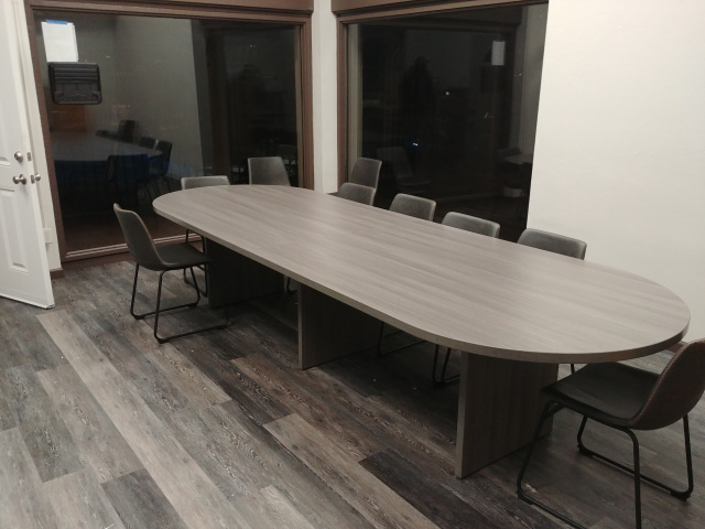 14'x4' Race Track Conference Table