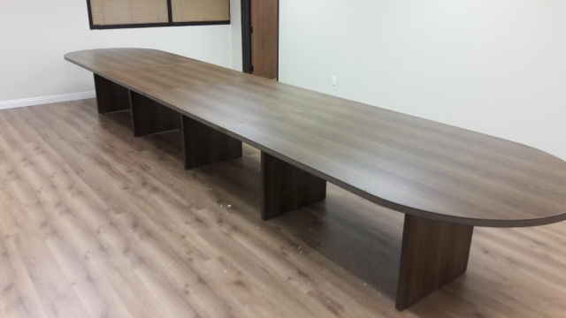 20'x4' Conference Table (Sits Up To 18)