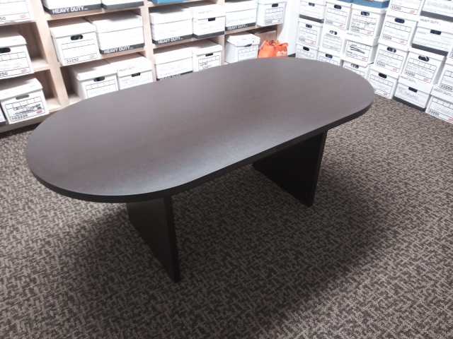 72"Lx35"D Race Track Conference Table