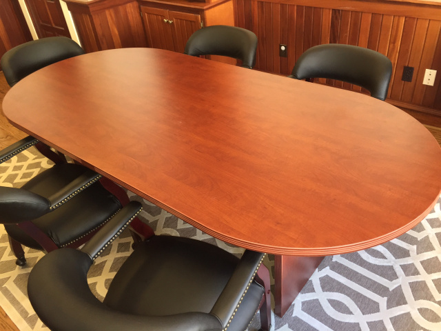 95"x42" Race Track Conference Table