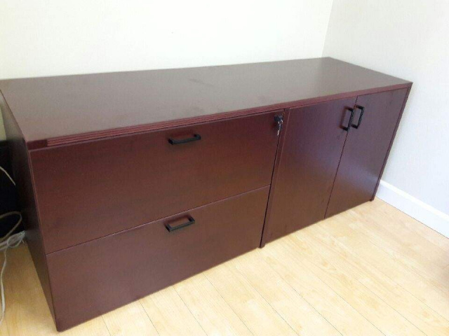 72"L Lateral FIle & Storage Unit Combo