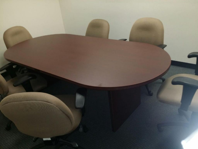 6'  Race Track Conference Table