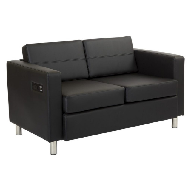Atlantic Love Seat Series with built-in AC and USB Charging Station