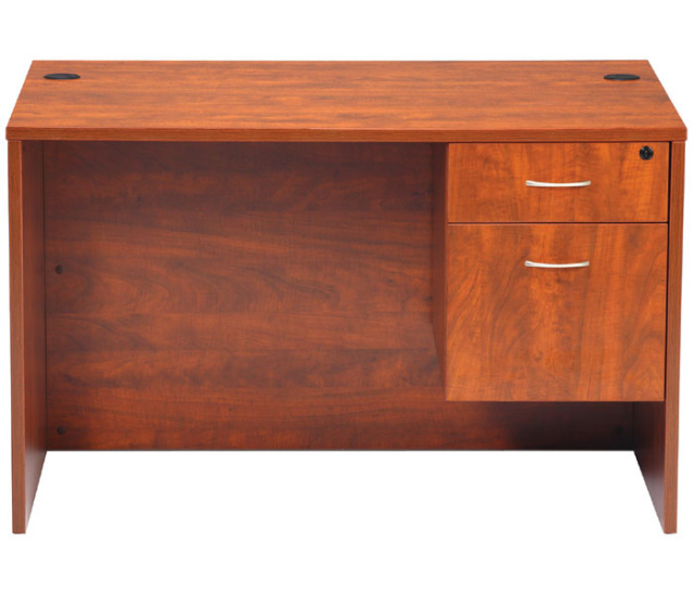 48"x30" Straight Desk & Hanging File Unit