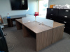 48"x30" Straight Front Desk Shell. each  (Privacy glass sold separate)