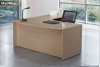 72"x78" Right Curved Bow L Desk (no drawers)