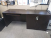 72"x24" Credenza Shell With Storage Unit & Keyboard Tray