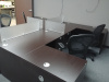60"x66" L Desk With 2 Drawer File Unit (Privacy Glass Sold Separate) (4 Units Shown On Picture)