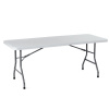 96"Dx30"L Molded Folding Table 