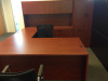 72"x102" Straight Front U Desk With Lateral File & Wardrobe Unit