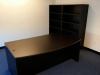 72"x42" Bow Front Desk Shell (no drawers)