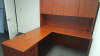 66"x78" L Desk With Hutch & 2 Drawer File Unit