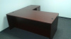 71"x71" Straight Front L Desk With Suspended 2 Drawer File Unit