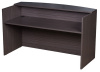 Reception Desk Front Only Rounded Transaction Top ( no drawers )