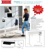 1- Electric Height Sit To Stand Desk Get 1 FREE Adjustable Stool