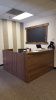 72"x72" Reception L Only Available with Rectangular Transaction Top (no drawers)