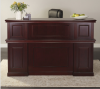 72"Lx37"Dx45"H High End Townsend Series Reception Desk