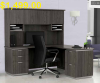 Tuxedo 72"x72" L Desk With Hutch & Double File Units  (-$179 if you exclude a File unit) 